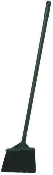 5 7/8 in Sweep Face Lobby Broom, Synthetic, Black, 1VAC2-A