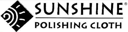 Sunshine Polishing Cloths, Bulk Pack, for Silver, Gold, Brass and Copper Jewelry (25 Pack)