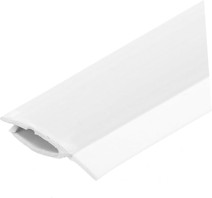 ABOOFAN 4pcs Rubber Dustpan Lip Replacement Strips Soft Edge Seal for Dustpan Rectangle Shape Weather-Resistant for Home and Office Cleaning