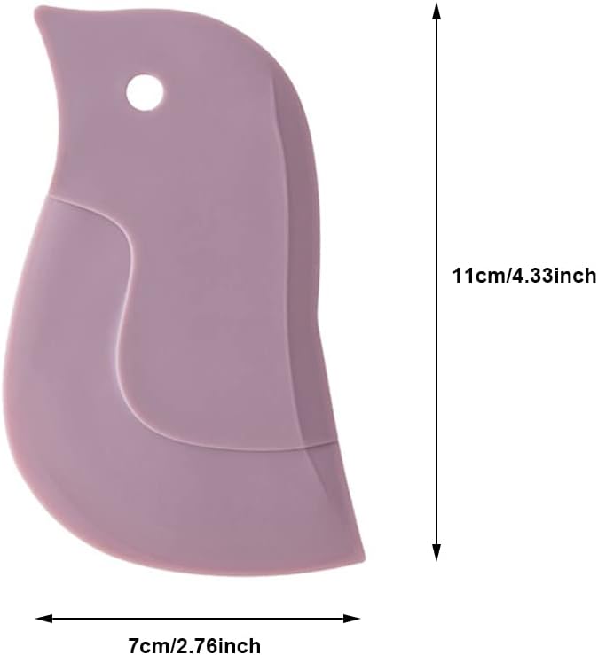 3PCS Pan Scraper Silicone Scraper, Penguin Shape Kitchen Cleaning Tool Pans Bowls Baking Washing Cleaning Tools Plate Scraper