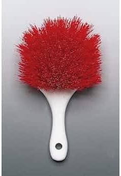 Cole-Parmer Utility Brush with 8 (in) Handle, Nylon Bristles, White