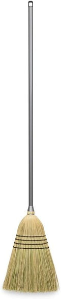 42 in. Handle Light Duty Broom, Corn Fibre