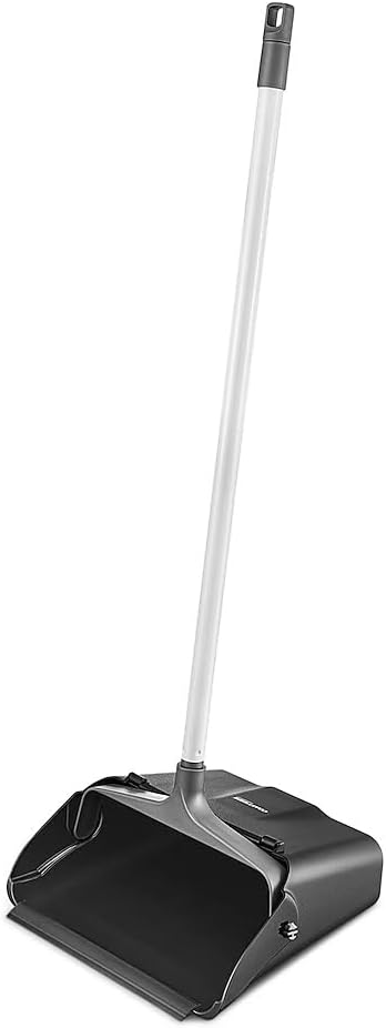 Professional Heavy Duty 36.4" Plastic Upright Dustpans, Black