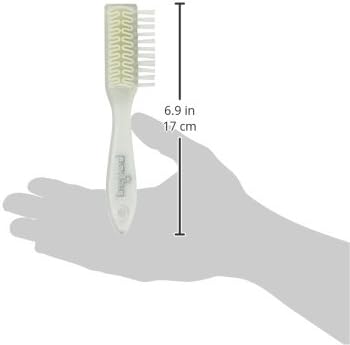 Pedag Nubuck Leather Cleaner Brush, German Made, 2-Way Cleaning & Restoring for Nubuck Leather Products with Nylon and Crepe, 1 Brush