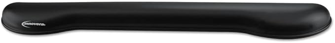 Innovera Softskin Gel Keyboard Wrist Rest, Black