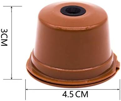 LIGICKY Set of 3 Refillable Coffee Capsules Cup Filter for Caffitaly Coffee Machine Supplies with Spoon and Cleaning Brush.