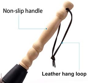 Natural Black Ostrich Feather Duster,2 Packs,Car Duster Interior/Exterior Cleaner, Cleaning for Blinds Kitchen Keyboard Office, Smart and Soft and Fluffy (Black)