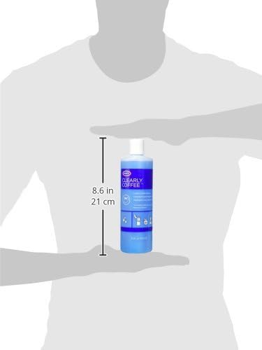 Urnex Clearly Coffee Pot Cleaner - 3 Pack - Made in the USA - French Press Liquid Cleaner for Glass Bowls Airpots Satellite Brewers and Thermal Servers Removes Coffee Oils