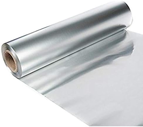 12" X 1000' Aluminum Foil Roll wtih Black Nitirle Gloves Combo Pack (2 Rolls)
