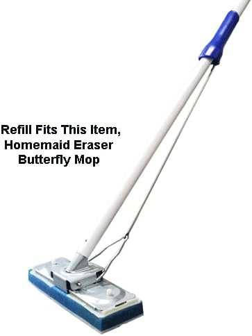 HOMEMAID® 9" Butterfly Eraser Mop Replacement Refill Sponge Head - $5.99 Each (Made in USA)