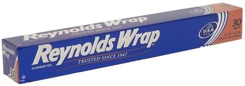Reynolds Wrap Aluminum Foil (30 Sq Ft , Pack of 6)