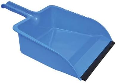 Large Jumbo Heavy Duty Commercial Dustpan for Home, Kitchen, Bath, Office Blue Dust Pan
