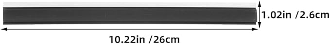 Baluue 8pcs Rubber Dustpan Edge Strips for Enhanced Debris Pickup Easy Installation Dustpan Seal Strips for Home Office and School Cleaning - Design