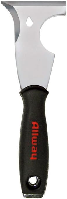 ALLWAY DSXG1 Soft Grip 6-in-1 Painter's Multi Tool with Hammer End