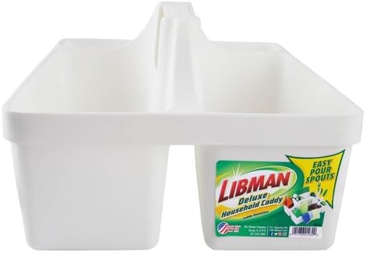 Deluxe Maid Cleaning Caddy (2-Pack) – Durable Multi-Compartment Organizer for Household, Janitorial, and Commercial Cleaning Supplies