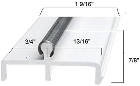 CBW Doors Sliding Doors Double Panel Track (1, 72 Inch)