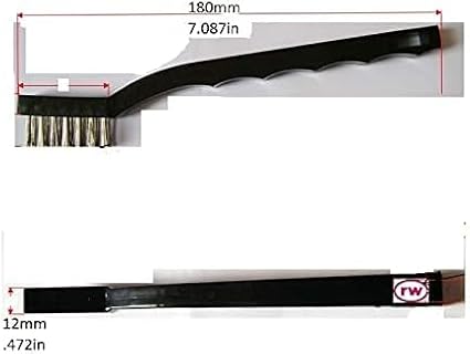 Rattleware 7” Stainless Steel Espresso Machine Brush Pack of 6 - Heavy-Duty, Dishwasher Safe, Gentle & Effective Cleaning for Professional Baristas