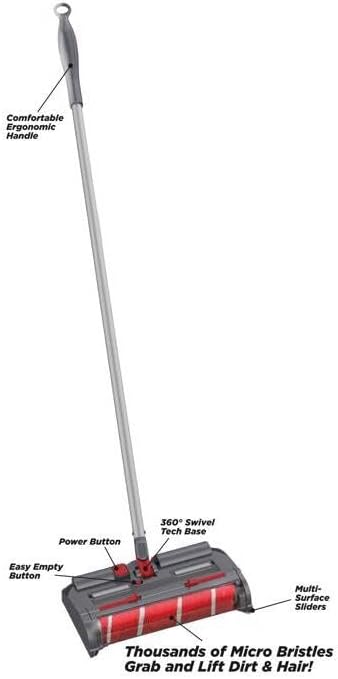 Voom VMSWP-MC4 Rechargeable Sweeper Bagless Cordless No Filter Red/Gray