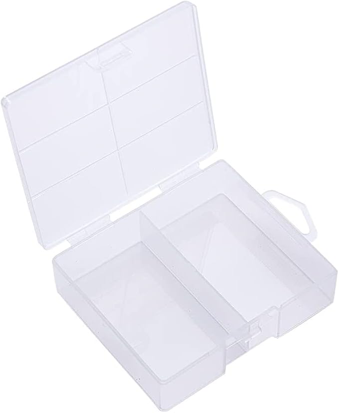 Heyiarbeit 24 x AA Battery Storage Case Holder Organizer Box Transparent