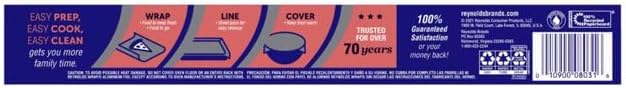Reynolds Wrap Aluminum Foil (30 Sq Ft , Pack of 6)