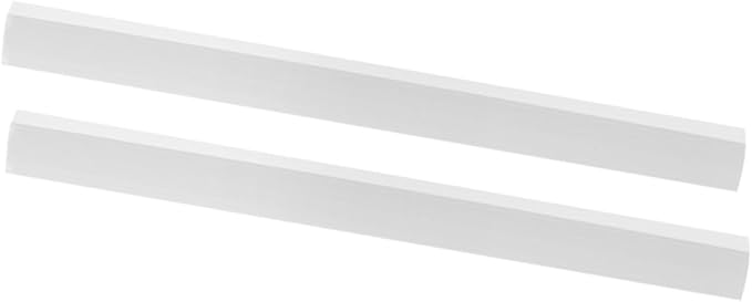 2pcs Rubber Dustpan Edge Replacement Strips Weather-Resistant Seal for Garbage Shovels Soft Lip for Easy Cleaning for Home Use