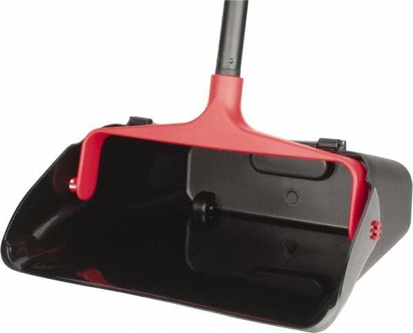 PRO SOURCE Commercial Upright Plastic-Body Dustpan with Wheels