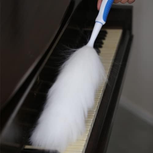 Ettore 48612 Ergonomic Over Mold Lambs Wool Duster, 12-Inch