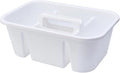 Cleaning Tool Carry Case Tool Collection Lightweight Home Use Compartments Storage, White