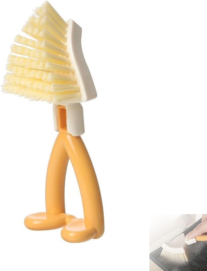 Foldable Triangular Gap Cleaning Brush – Compact & Flexible, Ideal for Crevices, Corners, and Narrow Spaces