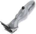 Barbecue Grill Steam Brush,Heavy Duty BBQ Cleaner for Grates Powerful Cleaning Brush Non Scratching Scraper Grate Gas Charcoal Electric Grills Grease Removal Scrubber Deep Cleans
