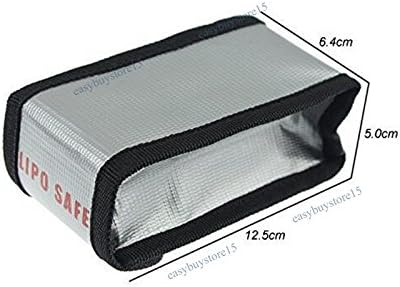 4pcs Lipo Battery Fireproof Explosion proof Bag Storage Guard Safe Pouch 125mm
