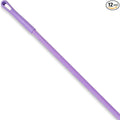 SPARTA Fiberglass Broomstick Replacement Broom Handle with Acme Threaded Tip for Industrial Cleaning Tools, Fiberglass, 60 Inches, Purple, (Pack of 12)