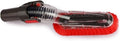 32Mm Flexible Vacuum Dusting Brush Soft Bristle Attachment, For Furniture Ceiling Curtain Cleaning, With Round Head Extension Wand, Fit 1.25 Inch Inner Diameter Red