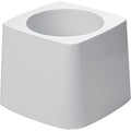 Rubbermaid Commercial Products 5" Toilet Bowl Brush Holder White Compact Design for Toilet Brush Storage for Bathroom/Professional/Janitorial Use