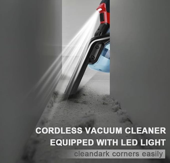 Cordless Vacuum Cleaner for Milwaukee M18 Battery, 5 in 1 Handheld Electric Vacuum Cleaner with 400W Powerful Motor, 46 CFM Portable Hand Vacuum for Home Pet Hair, Car (NO Battery)