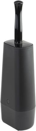 Casabella Hygienic Toilet Bowl Brush with Caddy, Black