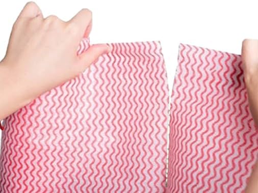 Non-Woven 2 Packs of Kitchen Towel Roll | Cleaning Wipes | Washable & Reusable Tissue Roll for Kitchen | Home Kitchen Cleaning Wipes | Kitchen Roll Reusable | 80 Wipes x 2 Rolls