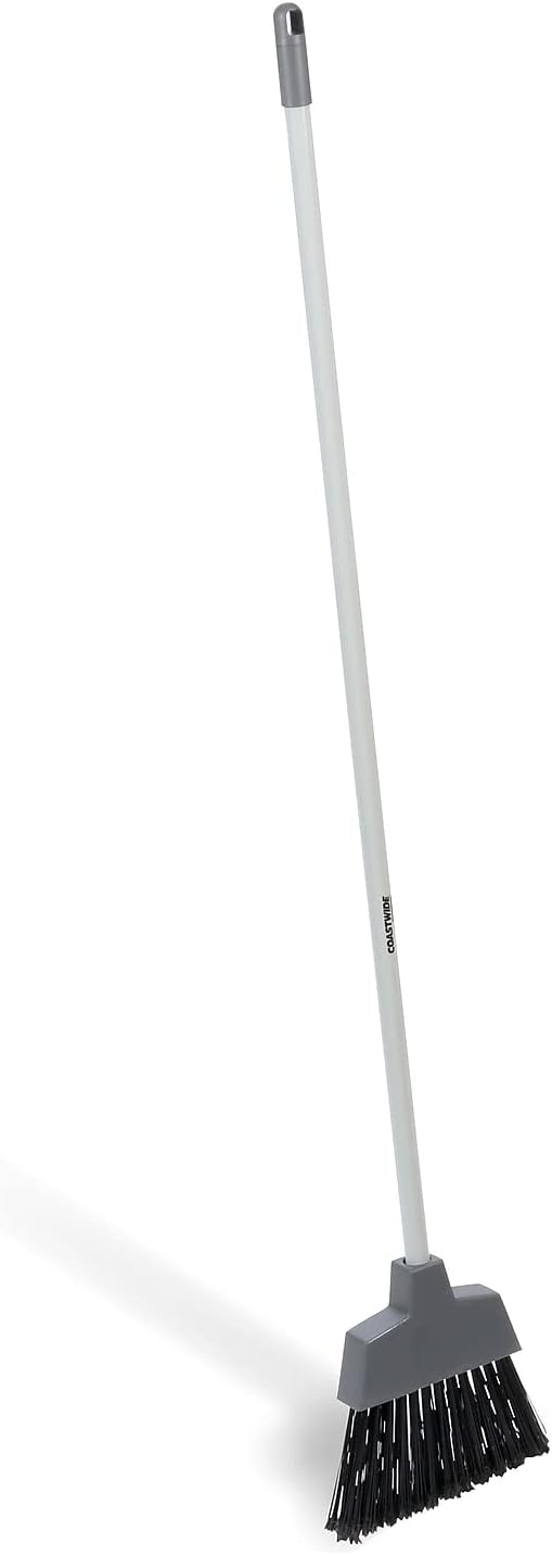 Professional 8" Angled Broom, Gray