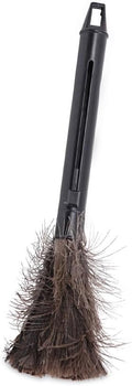 Boardwalk BWK914FD 9 in. to 14 in. Retractable Plastic Handle Feather Duster - Black