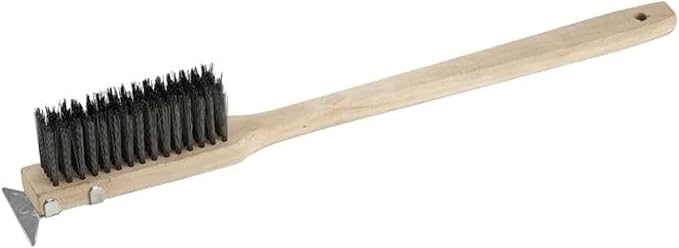 Winco Heavy Duty Steel Wire Brush, 20-Inch