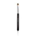 French Nail Brush, YIHUALE 2 Way French Gel Acrylic Nail Art Kolinsky Brush With Dotting Tool for Professional Manicure Cuticle Clean Up Nail Art Design- White And Black 8# (16#, Black)