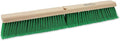 Boardwalk BWK20724 3 in. Flagged Recycled PET Plastic Bristles 24 in. Brush Floor Broom Head - Green