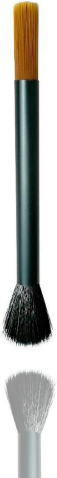 Professional Burr Grinder Cleaning Brush with Aluminum Handle - Dual Head Brush Ideal for Espresso Machine and Toaster