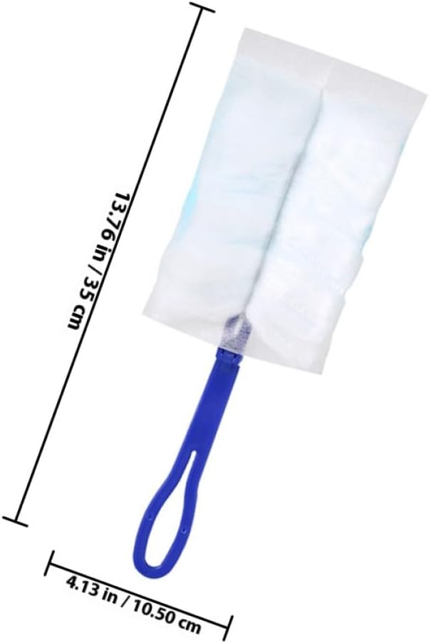 Electrostatic Duster with Handle 11pcs Set for Home Cleaning, Disposable Dusting Brushes with 10 Replacement Cloths, Kitchen and Furniture Dusting Tool for Window Blinds and
