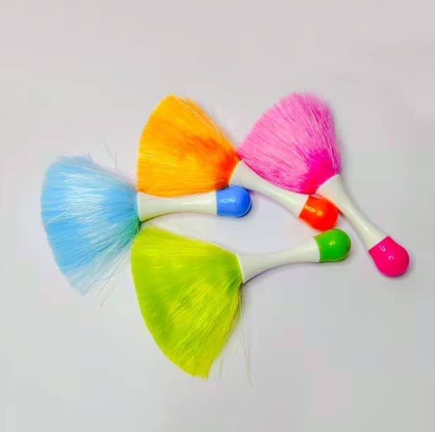 Static Duster - 8" Inch Travel Duster - Electrostatic Duster attracts dust Like a Magnet (Orange)