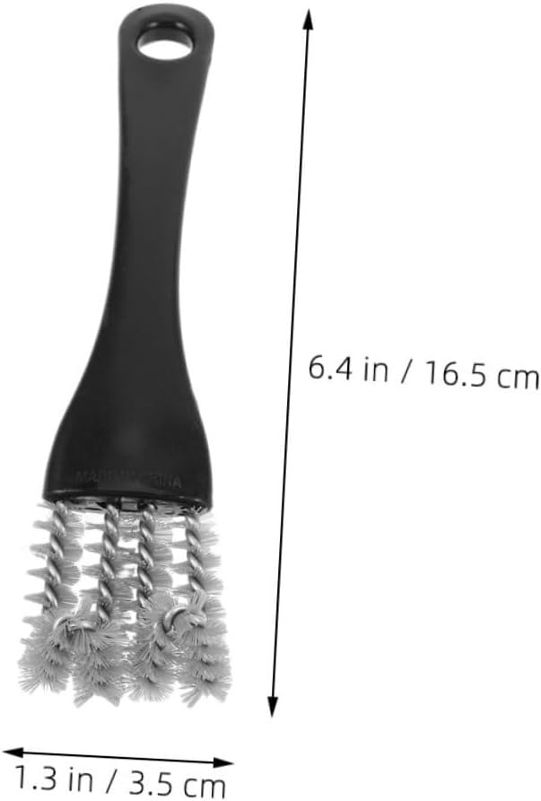 VANZACK 2pcs Versatile Stove Cleaning Brush Compact Grill Brush for Kitchen Stovetop Barbecue and Camping