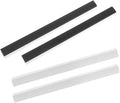 ABOOFAN 4pcs Rubber Dustpan Lip Replacement Strips Soft Edge Seal for Dustpan Rectangle Shape Weather-Resistant for Home and Office Cleaning
