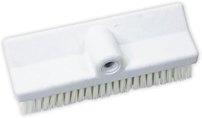 Heavy-Duty Plastic Scrub Brush – 10 Inch Floor, Wall & Equipment Cleaner for Commercial Use