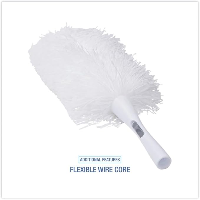 Boardwalk BWKMICRODUSTER 23 in. Washable MicroFeather Duster - White
