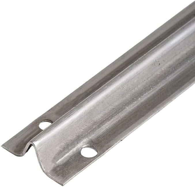 Stainless Steel Screw-on Track Cover for Sliding Patio Glass Doors - Replacement Hardware for Fixing Sliding Glass Door Track (2 Feet)